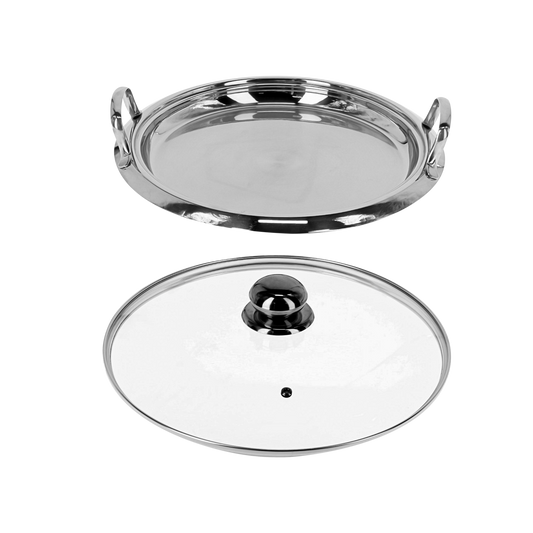GRILL W/LID 30cm x 3cm