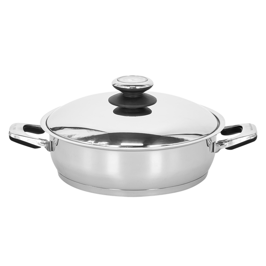 MULTIPURPOSE POT PAELLA W/LID  30cmX8.5cm