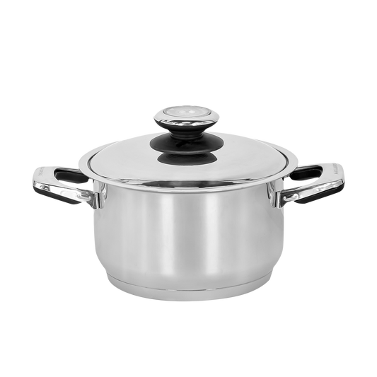 STOCK POT  W/LID 22cmX13cm (3.1lit)