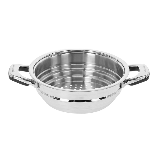 THREE STEPS STEAMER WO/LID 24cm